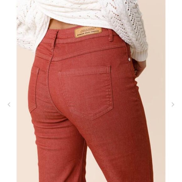 NWT FRANCESCA’S JOU JOU Mid Rise Culotte Pants  Size 26 - Picture 3 of 6